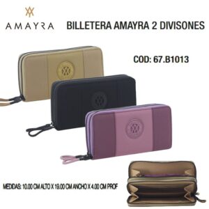 Billetera Amayra 2 divisiones 134