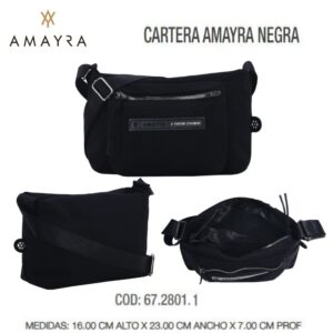 Cartera Amayra Negra 01117