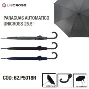 Paraguas largo unicross automatico 182