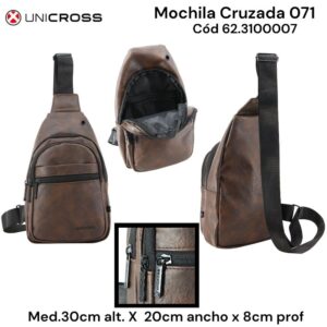 Mochila Unicross cruzada 071