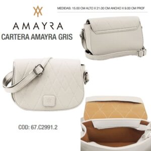 Cartera Amayra Gris 128