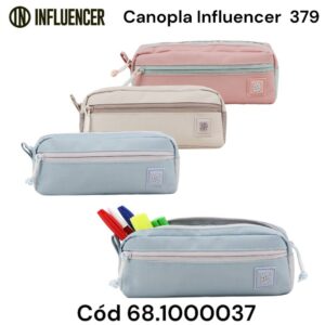 Canopla Influencer 379. Con 2 cierres