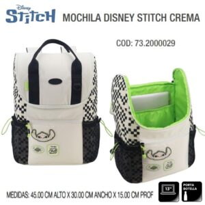 Mochila Stitch Crema