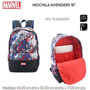Mochila 18 pulgadas Avengers 030