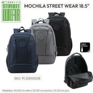 Mochila 18.5 pulgadas Street Wear 084
