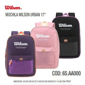 Mochila 17 pulgadas Wilson urban 023.3 colores