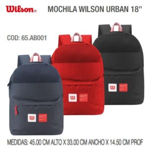 Mochila 18 pulgadas Wilson urban 029