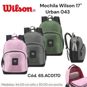 Mochila 17 pulgadas Wilson Urban 043