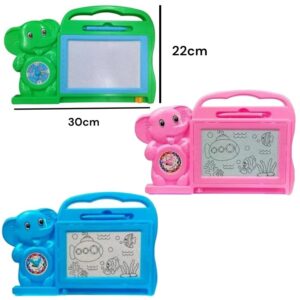 Pizarra magica elefante con reloj