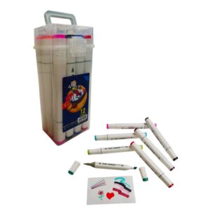 Fibra doble punta x 12 unidades