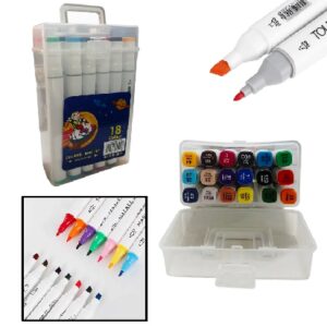 Fibra doble punta x 18 unidades