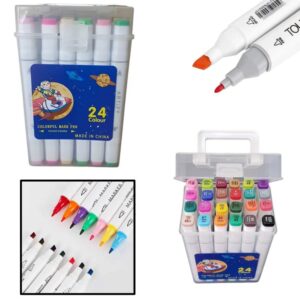 Fibra doble punta x 24 unidades