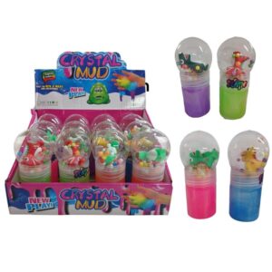 Slime 14cm Dinosaurio con esferas