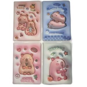 Diario/ cuaderno puff Capibara 15cm x 21cm