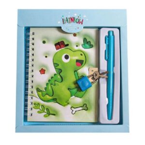 Diario con birome 770 (dinosaurio)