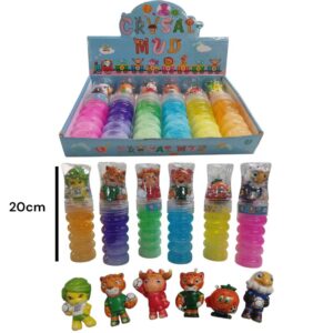 Slime 20cm con muñecos apretables copas mundiales
