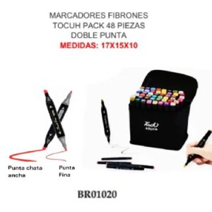 Fibrones doble punta x 48 u.