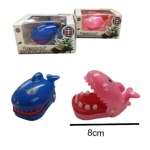 Juego de destreza- Ballena mordedora de 8cm