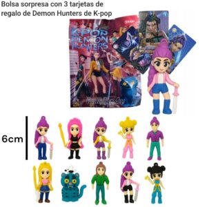 Bolsa sorpresa coleccionable Guerreras Kpop con 3 cartas