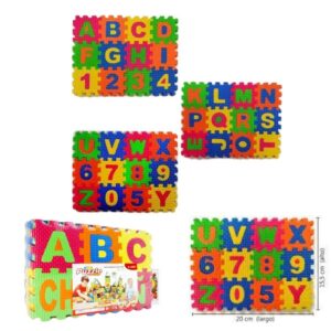 Goma eva encastre abc y numeros x 36