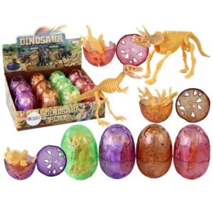 Huevo dino 9cm  coleccionable fósiles para armar