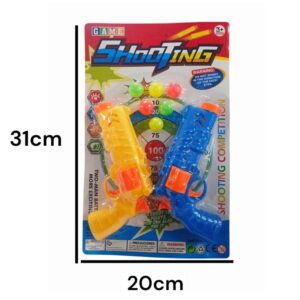 Pistola x 2 lanza bolas 349