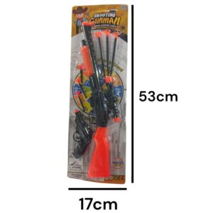 Escopeta con arma lanza dardos cowboy