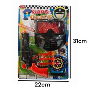 Pistola lanza dardos con mascara