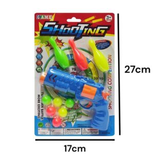 Pistola lanza bolas con bolos 533