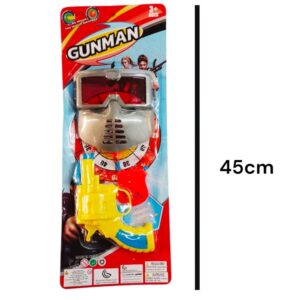 Pistola lanza dardos con mascara 632