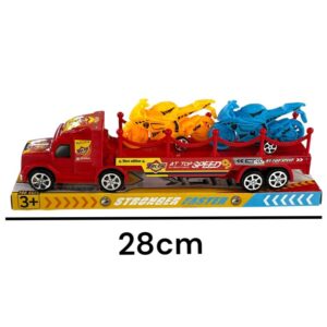 Camion transportador con 2 motos 500