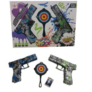 Pistola lanza bolitas hidrogel x2 con blanco