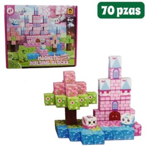Bloques magneticos x 70 piezas Castillo