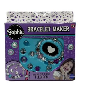 Bijouterie Diseña pulseras. Cuentas metalizadas plasticas y cuentas de colores plasticas.