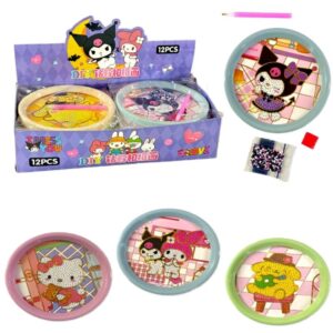 Marco circular con laminas a decorar con diamantes 6675