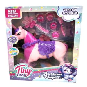 Unicornio 18cm altura con accesorios. 75518