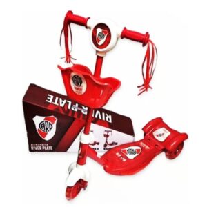 Monopatin 3 ruedas con canasto River. Soporta hasta 35kg