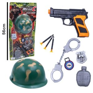 Set militar con casco 06