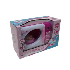 Microondas con comidita. Caja 21cm x 14cm