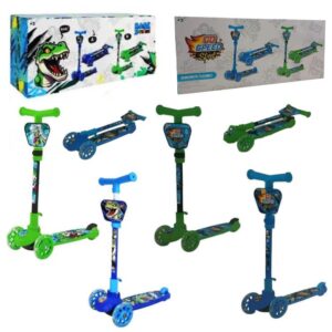 Monopatin Dino 3 ruedas. Soporta 35kg