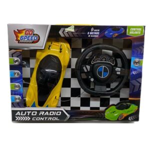 Auto a radio control 18 cm con volante 2F 70457 Caja 26cm x 20cm