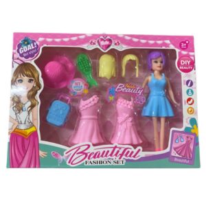 Muñeca 15 cm con accesorios caja 1648