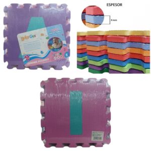 Piso goma eva x 9 piezas 30×30 letras/ números 55780