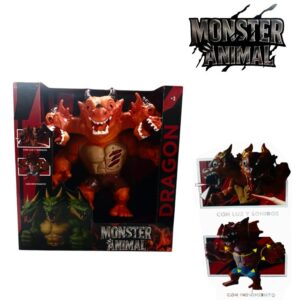 Dragon 3 cabezas con luz, sonido y movimiento 77081