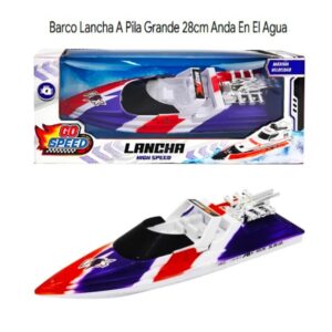 Lancha a pilas. Anda en el agua. 3 pilas AA