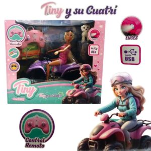 Muñeca Tiny cuatriciclo a radio control 77454