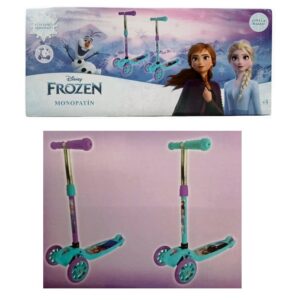 Monopatin 3 ruedas invertidas Frozen. Soporta 35kg