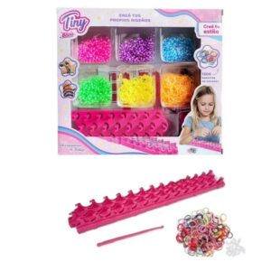 Pulseras banditas Tiny 70154. Trae 1200 banditas y 1 bastidor.
