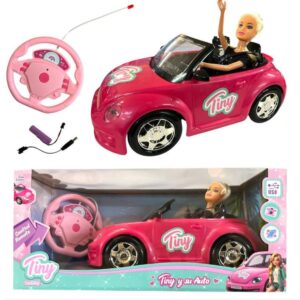 Muñeca Tiny con auto a control remoto.Carga USB. 76648
