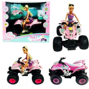 Muñeca tiny con cuatriciclo